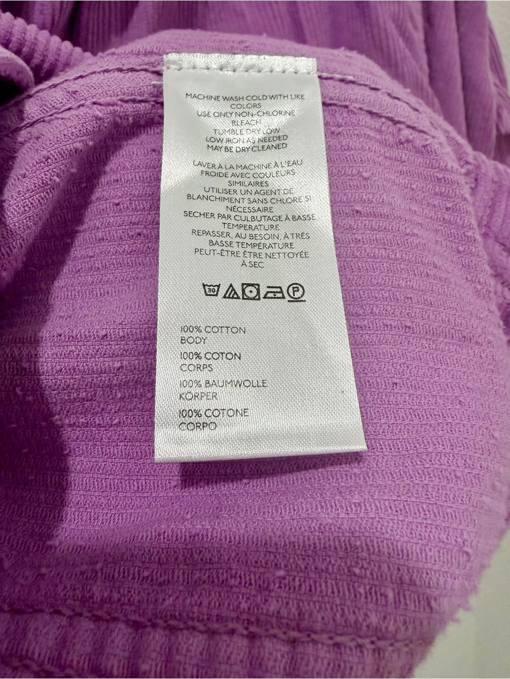NWT We The Free by Free People Rumors Corduroy Jacket in Violet Turtle Colorway - Picture 8 of 8